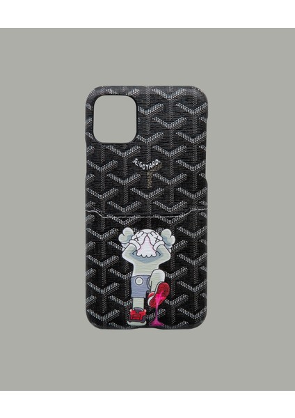 Siyah Kartlıklı Telefon Kılıfı - DK125 - Apple iPhone 16 Pro Max