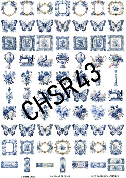 Pirinç Dekopaj Kağıdı 29X42CM NO:CHSR43