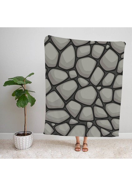 Modern Desenli Polar Tv Battaniyesi 90458