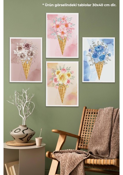 Dekoratif 4'lü Tablo Seti 112126