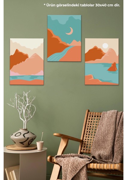 Dekoratif 3'lü Tablo Seti 112109