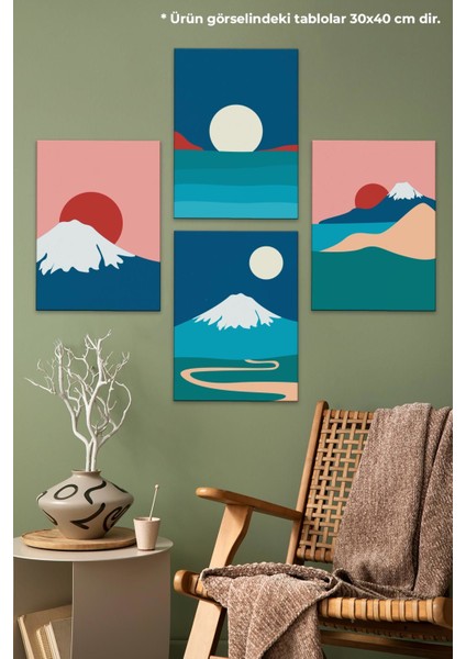 Dekoratif 4'lü Tablo Seti 112132
