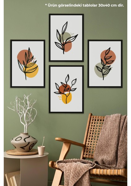 Dekoratif 4'lü Tablo Seti 112125