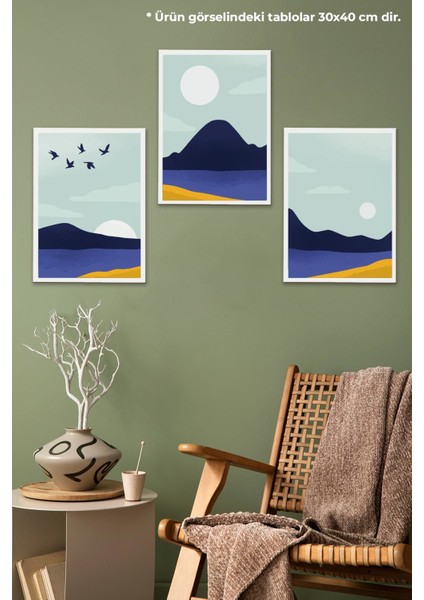 Dekoratif 3'lü Tablo Seti 112092