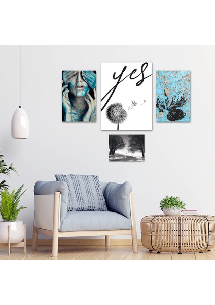 Yes 4'lü Tablo Seti 89468