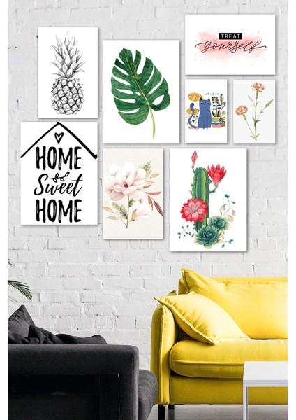 Home Sweet Home 8'li Tablo Seti 87928