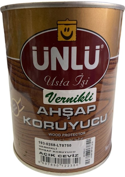 Vernikli Ahşap Koruyucu Açık Ceviz 1 kg