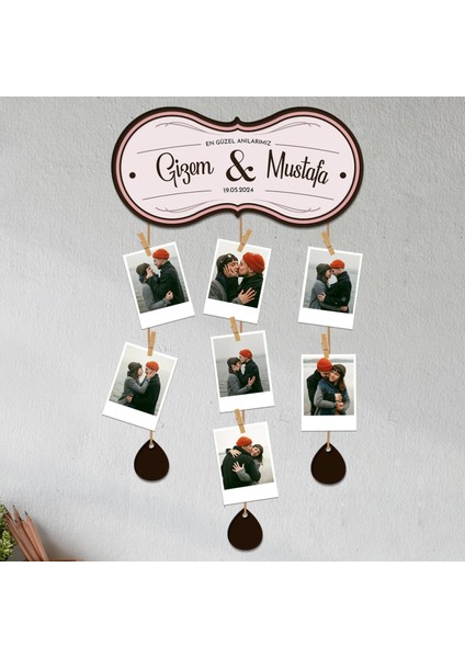 Kişiye Özel 7'li Pola Kart & Fotoğraf Askısı 114066