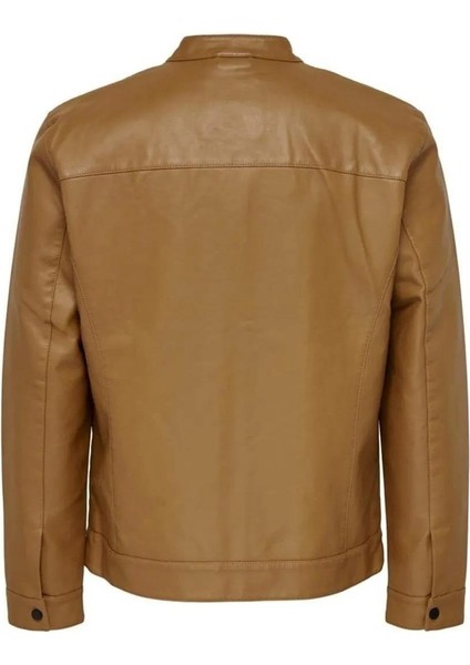 22012339 Onsmıke Pu Racer Jacket Otw Vd