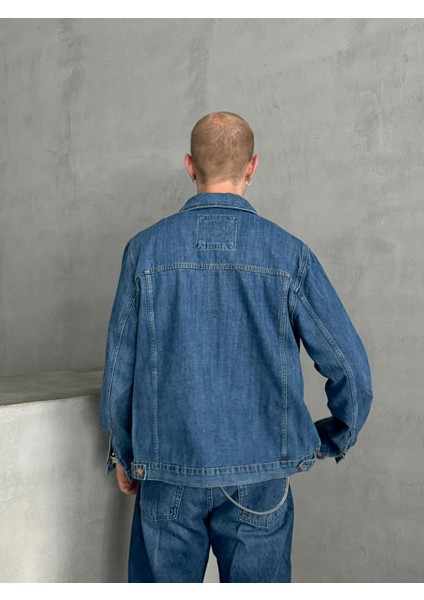 Erkek Oversize Denim Ceket