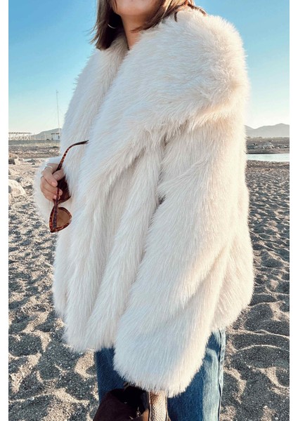 Bej Suni Kürk Kaban