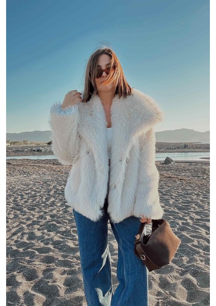 Bej Suni Kürk Kaban indirimleri