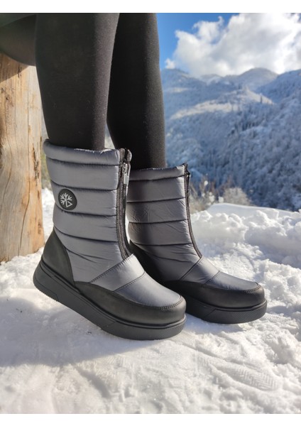 Kar Botu Unisex - Kar 9A - Siyah Gri - 39