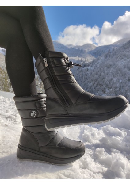 Kar Botu Unisex - Kar 11 - Siyah-Gritaban - 40