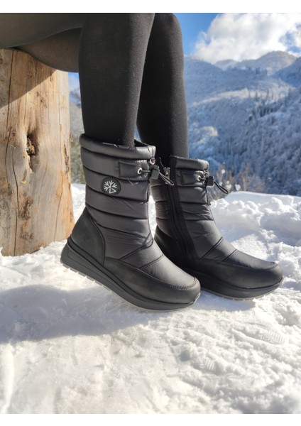 Kar Botu Unisex - Kar 11 - Siyah-Gritaban - 40