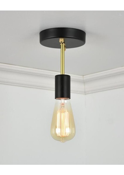 Retro,modern,vintage 1XE27 Metal Plofonyer Avize Görseldeki Ampül Fiyata Dahil Değildir.