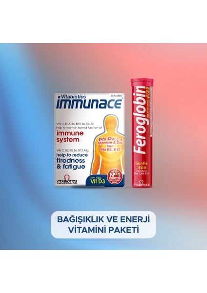 Immunace + Feroglobin Fizz Demir Vitamin