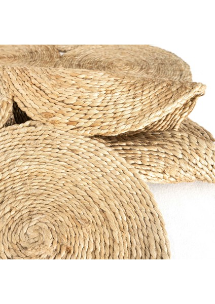 Cool Halı Stew CA-104 Natural Doğal Jüt Halı El Dokuma Hasır Halı Dekoratif Jüt Örgü Halı Vintage Jüt Kilim