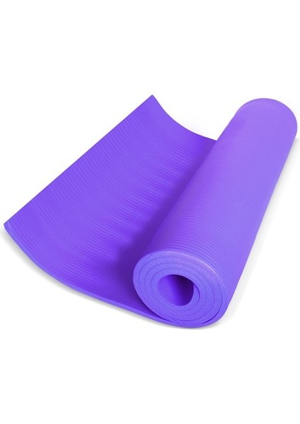 EGZERSİZ MATI MOR 180X60X1CM Ekstra Kalın Yüksek Yoğunluklu Yırtılmaz Egzersiz Yoga Minderi Ve Taşıma Kayışı