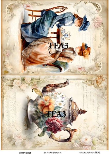 Pirinç Dekopaj Kağıdı 29X42CM No:tea3