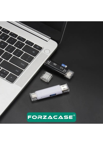 USB 3.0 Type C Micro USB Kart Okuyucu 3in1 USB Otg Sd - FC801