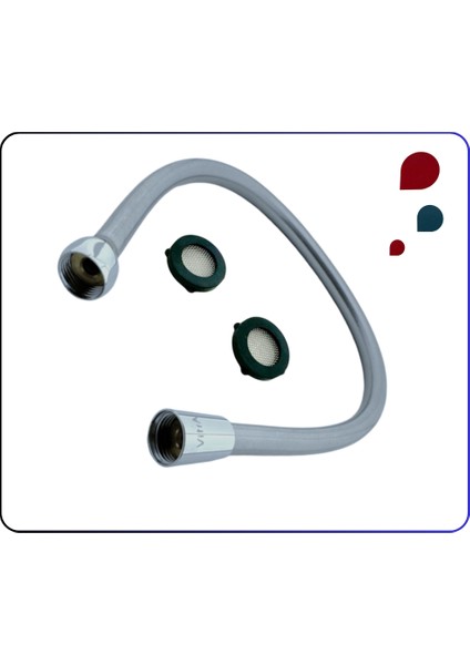 A3343901YP Spiral Chromolux 60 cm Kolon Robot Duşlar İçin