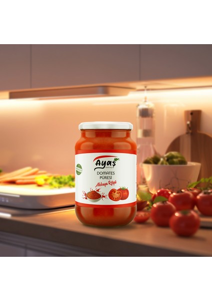 Ayaş Akkaya Köyü Domates Püresi – Doğal Geleneksel Lezzet - 600G