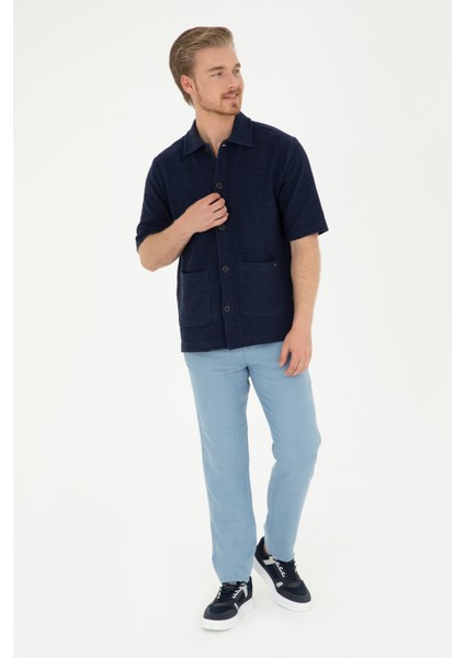 Erkek İndigo Pantolon (Kanvas-Chino) 50285618-Vr028