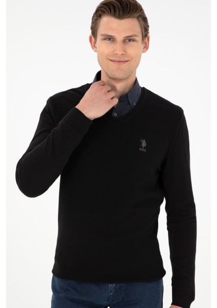 Erkek Siyah Kazak /Triko 50288886-VR046 modelleri