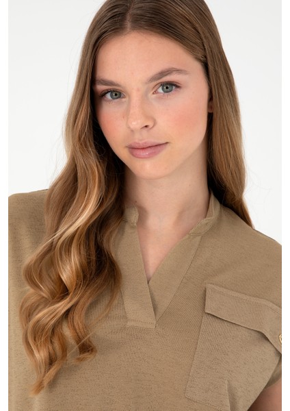 Kadın Haki Tişört 50281814-VR027 fiyatları