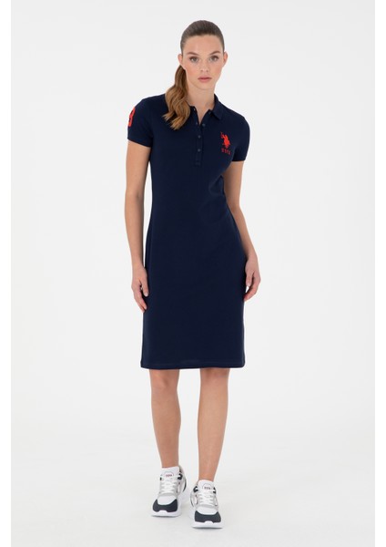 Kadın Lacivert Elbise (Örme) 50280064-VR033