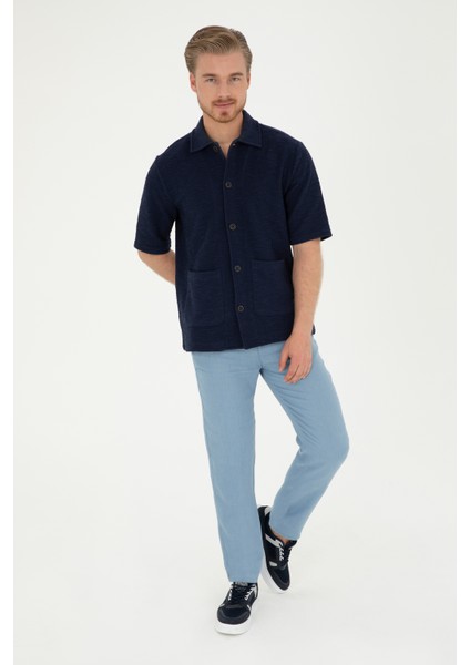 Erkek İndigo Pantolon (Kanvas-Chino) 50285618-Vr028
