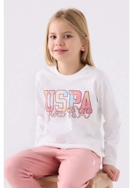 Kız Çocuk Krem Pijama Takım 50299772-VR071