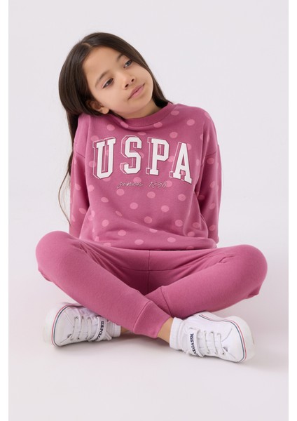 U.s. Polo Assn. Kız Çocuk Mor Pijama Takım 50299868-VR038