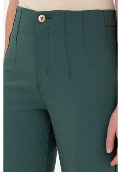Kadın Koyu Yeşil Pantolon (Kanvas-Chino) 50290404-VR079 indirimleri