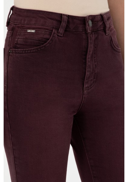 Kadın Bordo Pantolon (Jean) 50291029-VR014 indirimleri