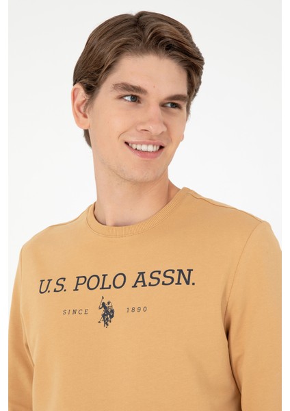 U.S. Polo Assn. Erkek Camel Sweatshirt 50293362-VR015