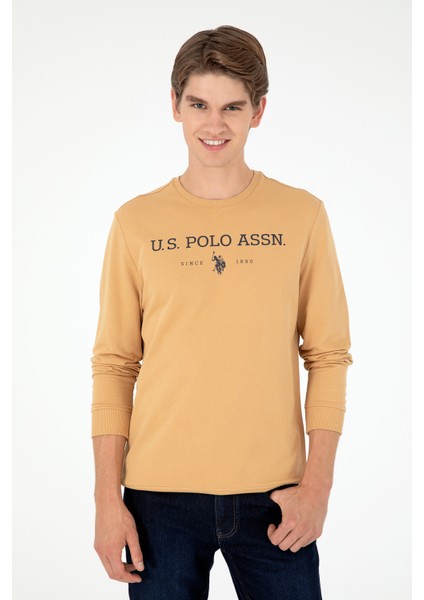 U.S. Polo Assn. Erkek Camel Sweatshirt 50293362-VR015