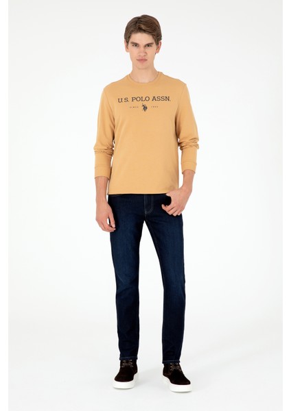 U.S. Polo Assn. Erkek Camel Sweatshirt 50293362-VR015