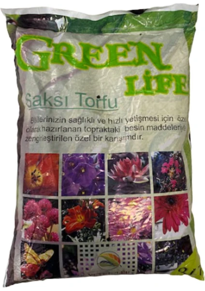 Green Life Çiçek Fide Torfu Toprağı Torf 3lt