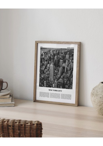 New York Poster, Seyahat Poste, Poster, Çerçevesiz - "yerler" Poster Koleksiyonu fiyatları