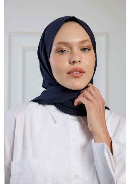 Pure Pamuk Şal Lacivert