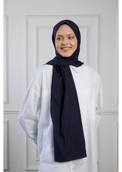 Pure Pamuk Şal Lacivert