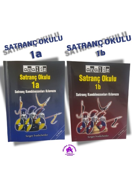 Satranç Okulu 1A-1B (Satranç Kombinezonları Kılavuzu 2 Kitap Bir Arada)