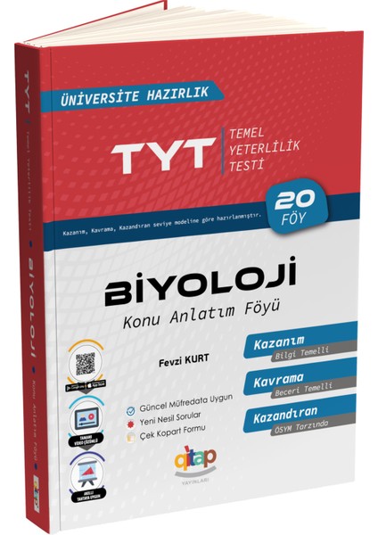 Tyt Biyoloji Konu Anlatım Föyü (Video Çözümlü)