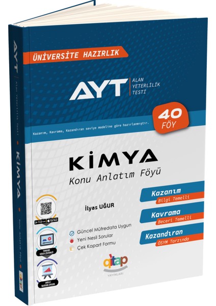 Ayt Kimya Konu Anlatım Föyü (Video Çözümlü)