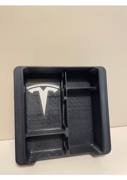 Tesla Model Y Araç Içi Organizer-Orta Konsol-Gizli Bölmeli Içeri Girmeli-All Tasarım