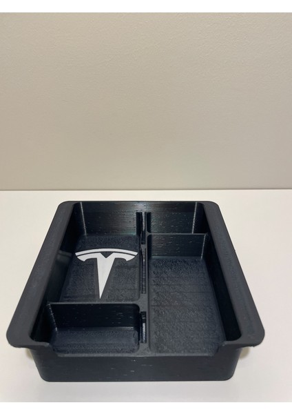 Tesla Model Y Araç Içi Organizer-Orta Konsol-Gizli Bölmeli Içeri Girmeli-All Tasarım