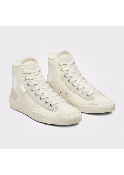 Chuck Taylor Alt Star Retro Sport Unisex Krem Sneaker modelleri