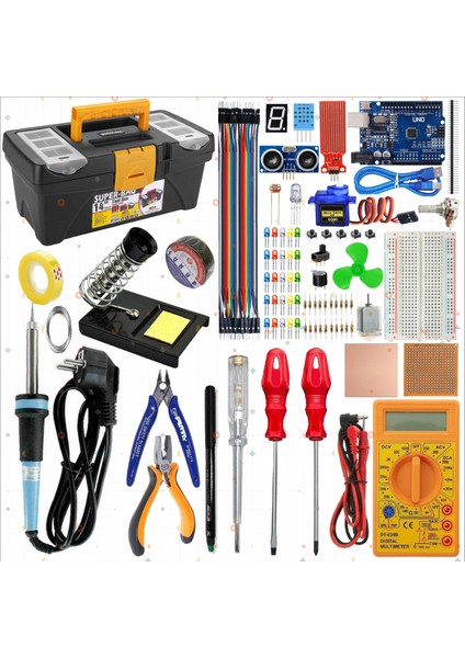 Meslek Lisesi Takım Çantası + Arduino Başlangıç Eğitim Seti